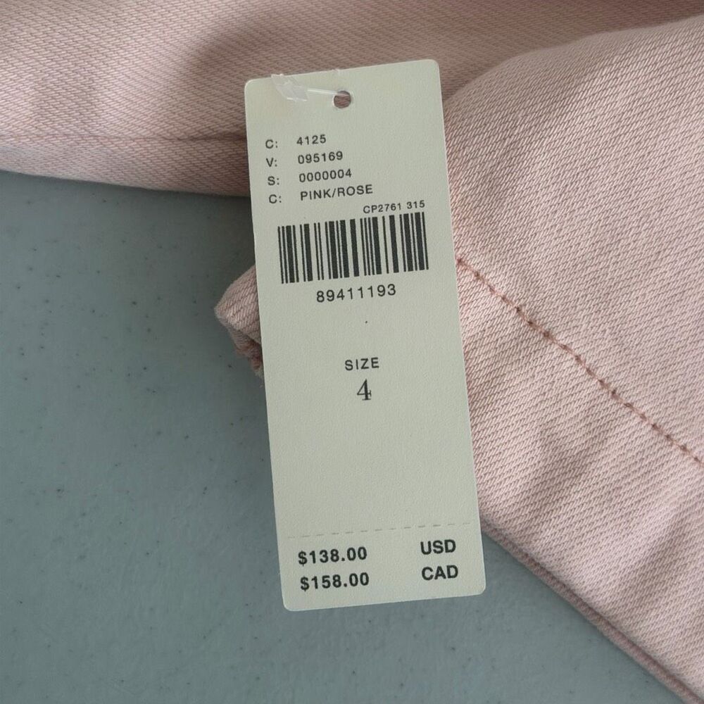 Anthropologie Pilcro The Kit Utility Romper, Pink, Size 4 NWT - Picture 3 of 14